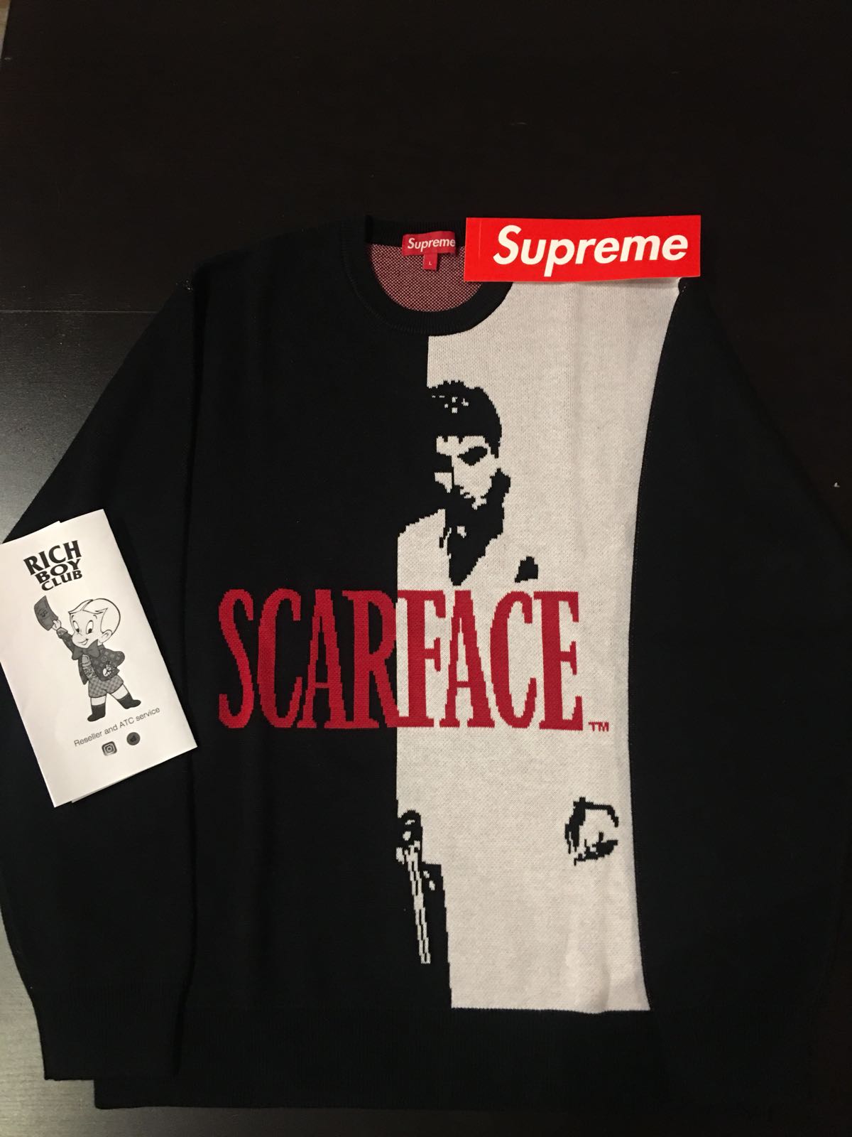 supreme SCARFACE sweater